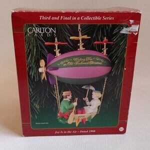 1998 Carlton Cards Joy Is In the Air Ornament Vintage Christmas